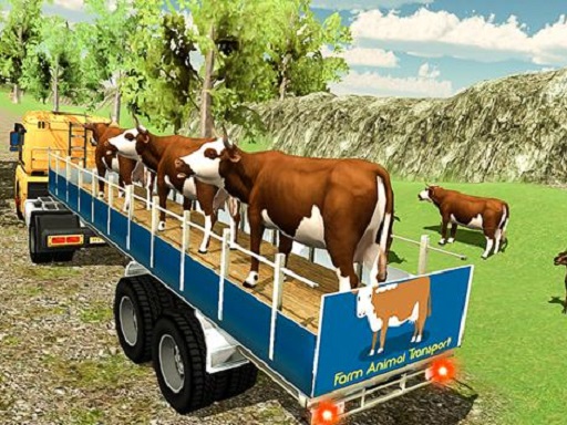 تصویر بازی کامیون حمل حیوانات
